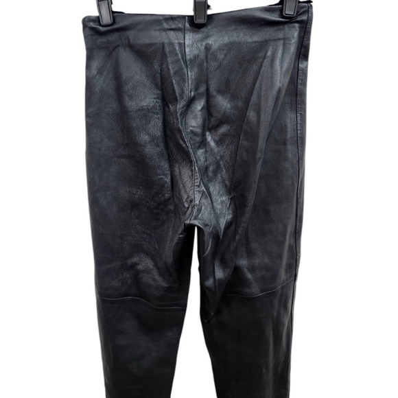 Maison Martin Margiela x H&M BLACK LEATHER LEGGINGS PANTS Size XS - Picture 9 of 16